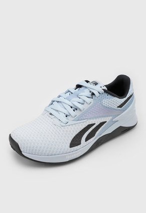 Tenis Training Azul Grisáceo-Negro-Tornasol Reebok Nano X3