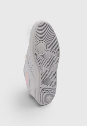 Tenis Lifestyle Blanco-Coral Neón-Gris Reebok Court Advance Vegan