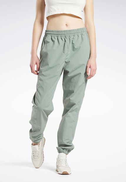 Pantalón Sudadera Verde Grisáceo Reebok