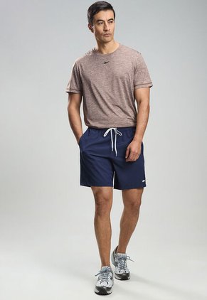 Pantaloneta Reebok Wor Woven Azul