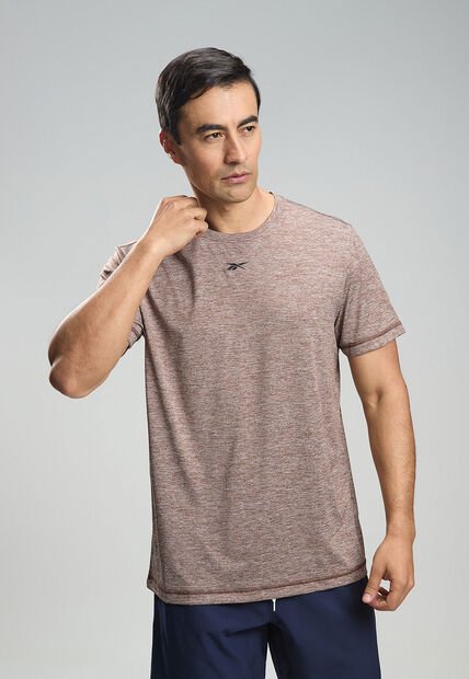 Camiseta Reebok Id Train Melange Vinotinto