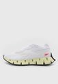 Tenis Running Blanco-Verde Lima-Negro Reebok Zig Dynamica 4 de Reebok