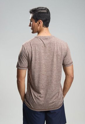 Camiseta Reebok Id Train Melange Vinotinto