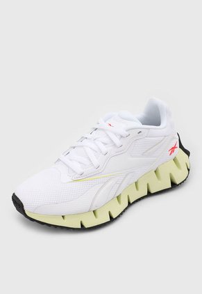 Tenis Running Blanco-Verde Lima-Negro Reebok Zig Dynamica 4