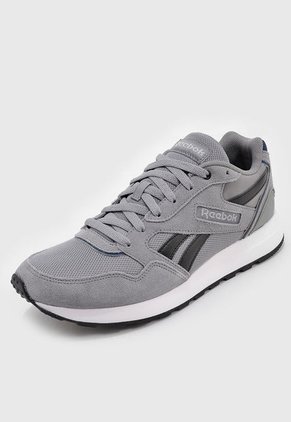 Tenis Lifestyle Gris-Negro-Azul Reebok GL1000