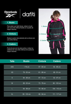 Conjunto Sudadera Negro-Blanco Reebok