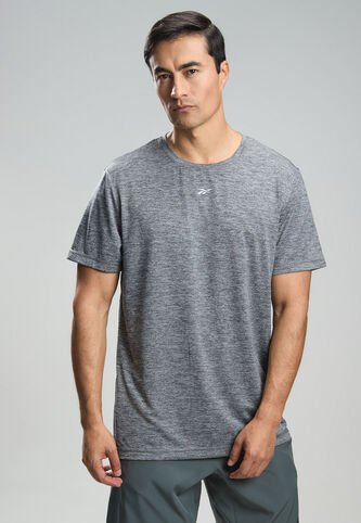 Camisa Reebok Id Train Melange Gris Reebok