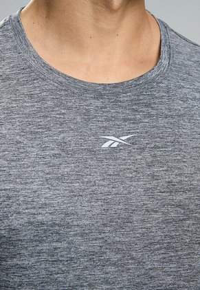 Camisa Reebok Id Train Melange Gris