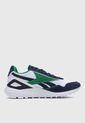 Tenis Lifestyle Blanco-Azul Navy-Verde Reebok Classics Leather Legacy AZ de Reebok