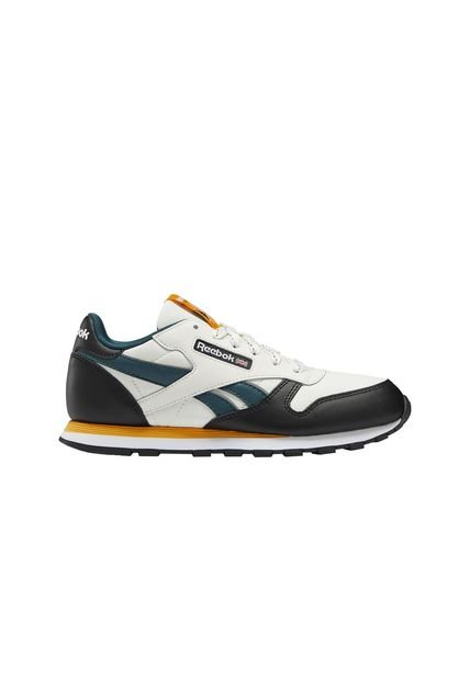 Tenis Classics Reebok Classic Leather Blanco-Negro-Verde