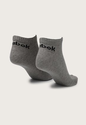 Medias X3 Blanco-Negro-Gris Reebok Active