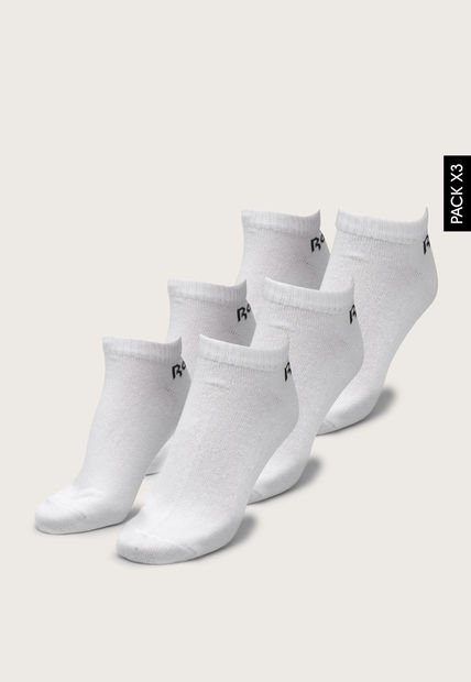 Medias X3 Blanco-Negro Reebok Active Core