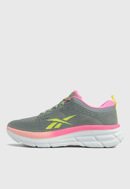 Tenis Running Gris-Rosa-Amarillo Reebok Road Strider
