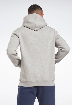 Hoodie Gris-Negro Reebok