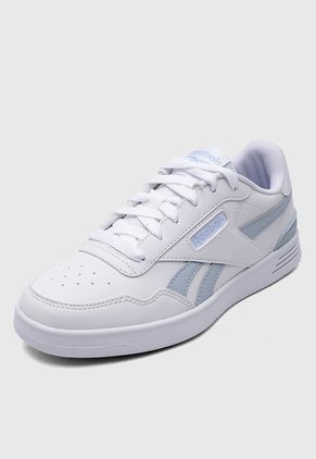 Tenis Lifestyle Blanco-Azul Grisáceo Reebok Court Advance Clip