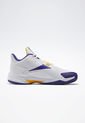 Tenis Basketball Blanco-Violeta-Mostaza Reebok More Buckets de Reebok