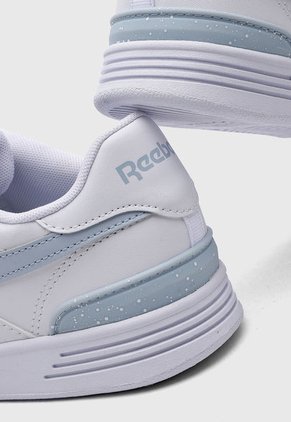 Tenis Lifestyle Blanco-Azul Grisáceo Reebok Court Advance Clip