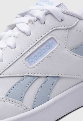 Tenis Lifestyle Blanco-Azul Grisáceo Reebok Court Advance Clip