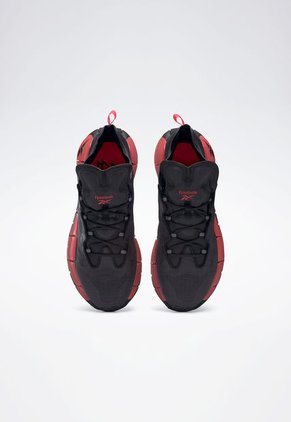Tenis Running Negro-Rojo Reebok Zig Kinetica II