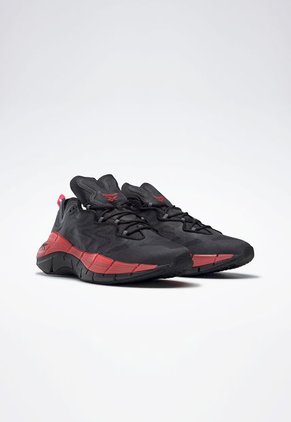 Tenis Running Negro-Rojo Reebok Zig Kinetica II