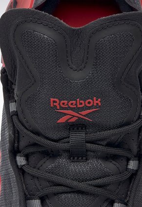 Tenis Running Negro-Rojo Reebok Zig Kinetica II