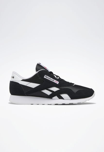 Tenis Lifestyle Negro-Blanco Reebok Classics Nylon