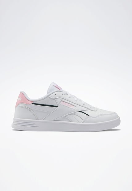 Tenis Lifestyle Blanco-Verde-Rosa Reebok Court Advance Vegan