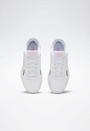 Tenis Lifestyle Blanco-Verde-Rosa Reebok Court Advance Vegan