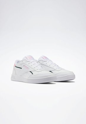 Tenis Lifestyle Blanco-Verde-Rosa Reebok Court Advance Vegan