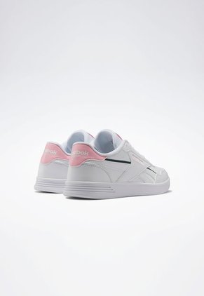 Tenis Lifestyle Blanco-Verde-Rosa Reebok Court Advance Vegan