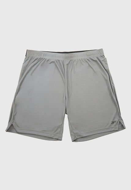 Pantaloneta Gris-Negro Reebok Comm Knit