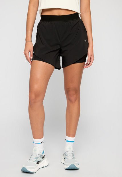 Short Negro-Gris Reebok 2 In 1