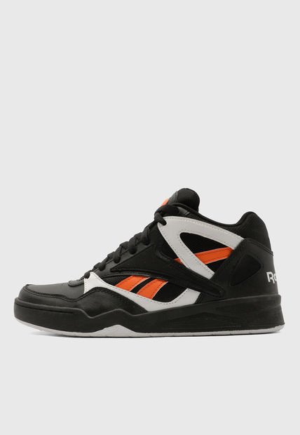 Bota Lifestyle Negro-Blanco-Naranja Reebok Royal BB4590