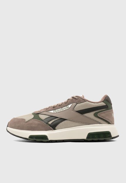 Tenis Lifestyle Beige-Negro-Verde Reebok Glide Dmx