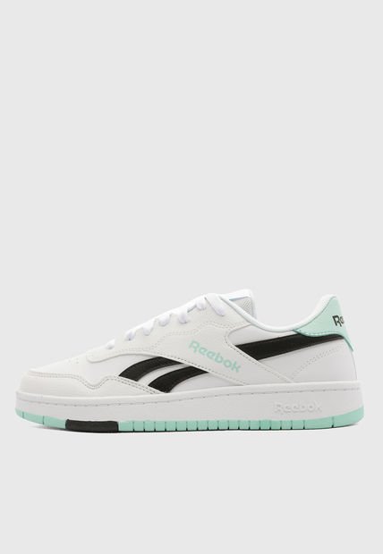Tenis Lifestyle Blanco-Negro-Verde Menta Reebok Bb 1000
