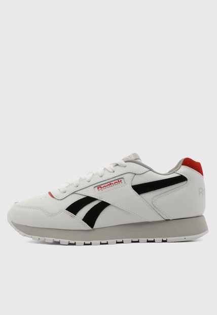 Tenis Lifestyle Negro-Negro-Rojo Reebok Glide