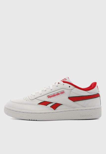 Tenis Lifestyle Blanco-Rojo-Negro Reebok Club C Revenge