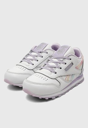 Tenis Reebok Classic Leather Step N Flash Blanco