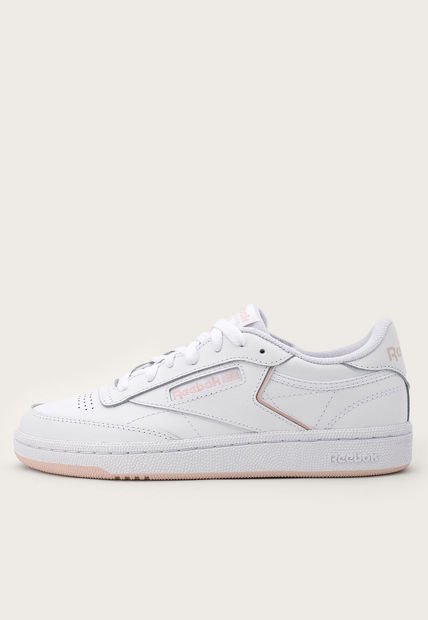 Tenis Lifestyle Blanco-Palo Rosa Reebok Classics Club C 85