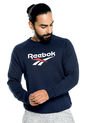 Buzo Azul Reebok Cl V Unisex Crew de Reebok