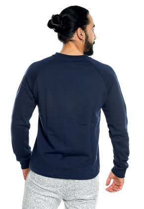 Buzo Azul Reebok Cl V Unisex Crew