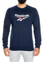 Buzo Azul Reebok Cl V Unisex Crew de Reebok
