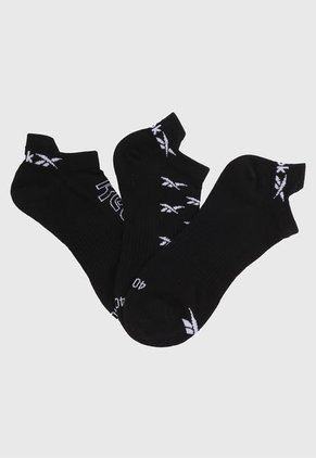 Medias X3 Reebok Found Negro