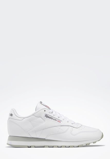 Tenis Lifestyle Blanco-Gris Reebok Classics Classic Leather