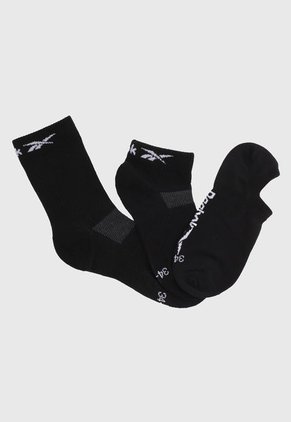 Medias X3 Reebok Te All Purpose Negro