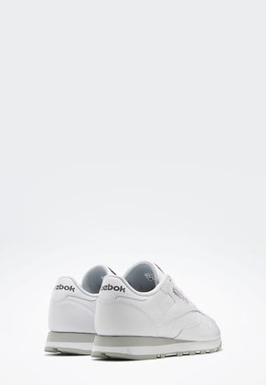 Tenis Lifestyle Blanco-Gris Reebok Classics Classic Leather