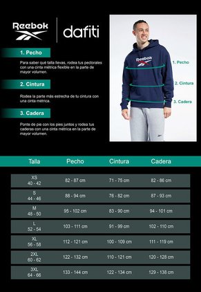 Hoodie Gris-Negro Reebok