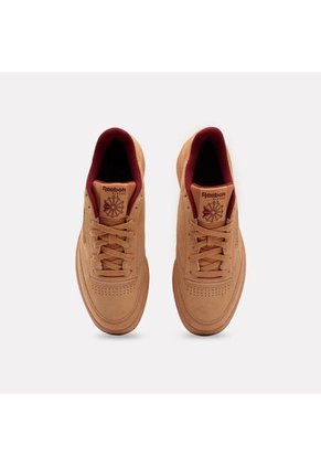 Tenis Hombre Reebok Classics Club C 85- Café-Rojo