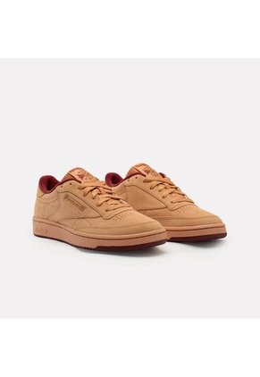 Tenis Hombre Reebok Classics Club C 85- Café-Rojo
