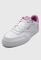 Tenis Lifestyle Beige-Lila Claro Reebok Court Advance Bold de Reebok